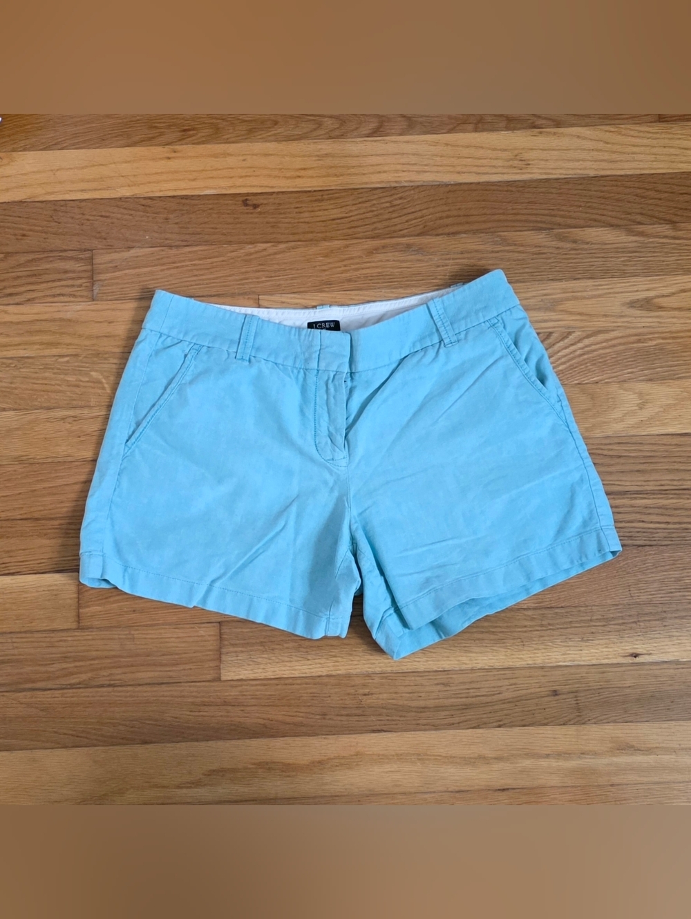 J. Crew City Fit Light Blue Chino Shorts - Size 6